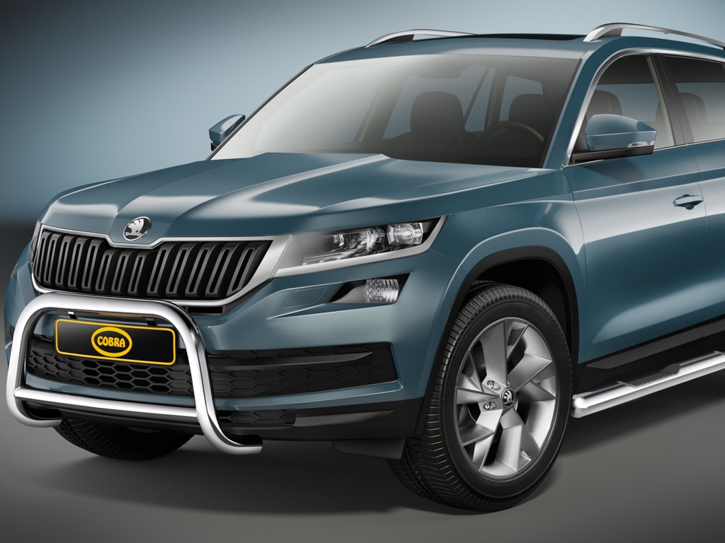 Skoda Kodiaq Bj. '17-'20: COBRA Frontschutzbügel | mit Mittelstrebe