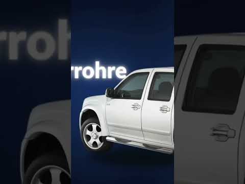 Isuzu D-Max Bj. '03-'12 | Doppelkabine: COBRA Seitenschutzrohre | mit Trittstufen