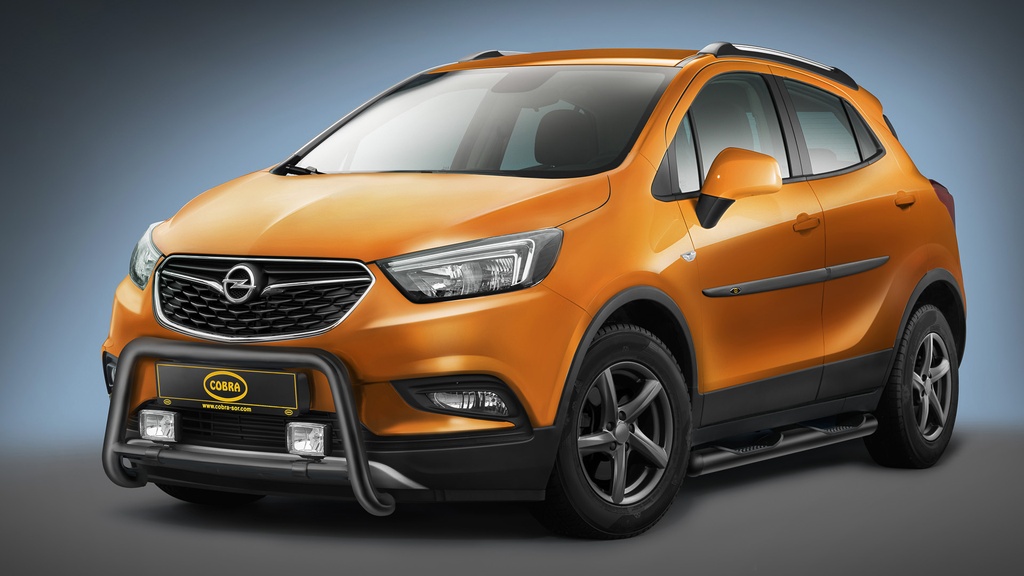 OPEL1046 Seitenschutzrohre schwarz Opel Mokka X Bj.16-23