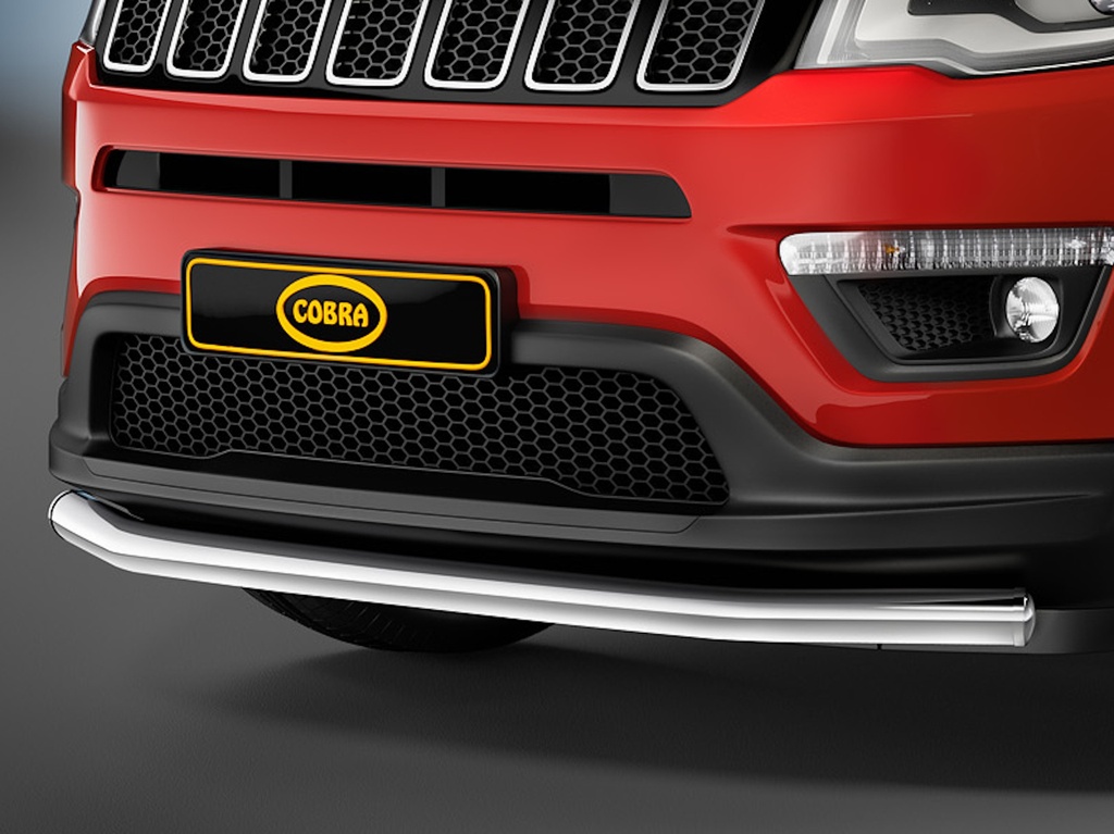 Jeep Compass from 2017: COBRA CityGuard / Chrome Front Protection Bar