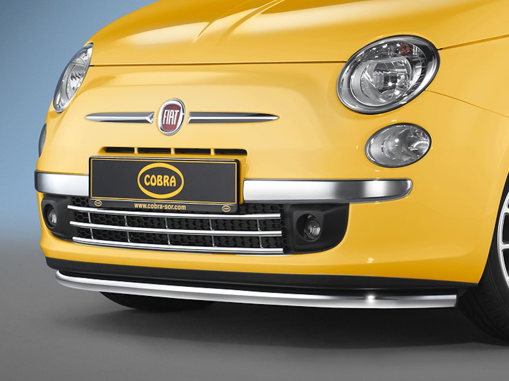 Fiat 500 Bj. 08-14: COBRA CityGuard / Chrom-Frontschutzrohr