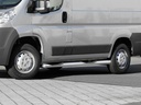 Fiat Ducato anni 06-14, LR: COBRA cromo-barra di protezione laterale con gradini