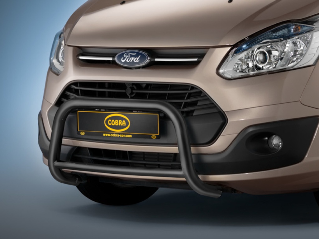 Ford Tourneo Custom / Transit Custom 2012–2023: COBRA Black Front Protection Bar