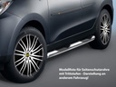 Hyundai H1 ab Bj. 2008: COBRA Chrom-Seitenschutzrohre mit Trittstufen