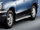 Hyundai Santa Fe Bj. 04-06: COBRA Chrom-Seitenschutzrohre