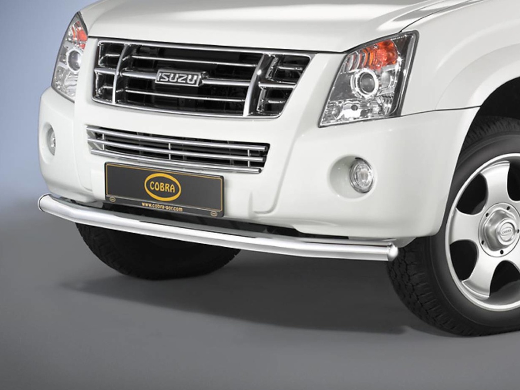Isuzu D-Max 2007–2012: COBRA CityGuard / Chrome Front Protection Bar
