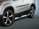 Kia Sorento Bj. 10-13: COBRA Chrom-Seitenschutzrohre mit Trittstufen
