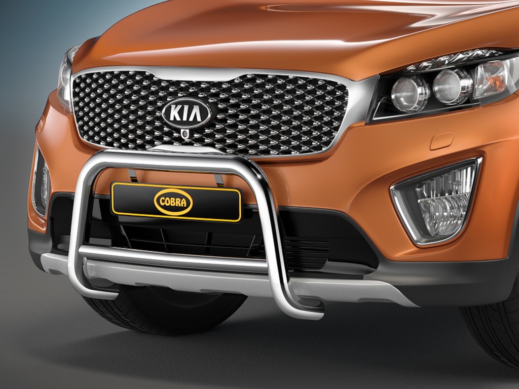 Kia Sorento Bj. 15-20: COBRA Chrom-Frontschutzbügel