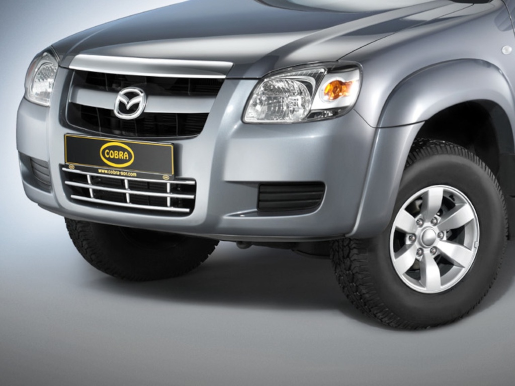 Mazda BT-50 2007–2012: COBRA Chrome Bumper Grille