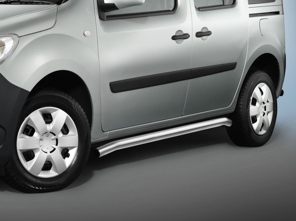 Mercedes Citan & Renault Kangoo since 2012 | long wheelbase: COBRA Side Protection Bars | satinized