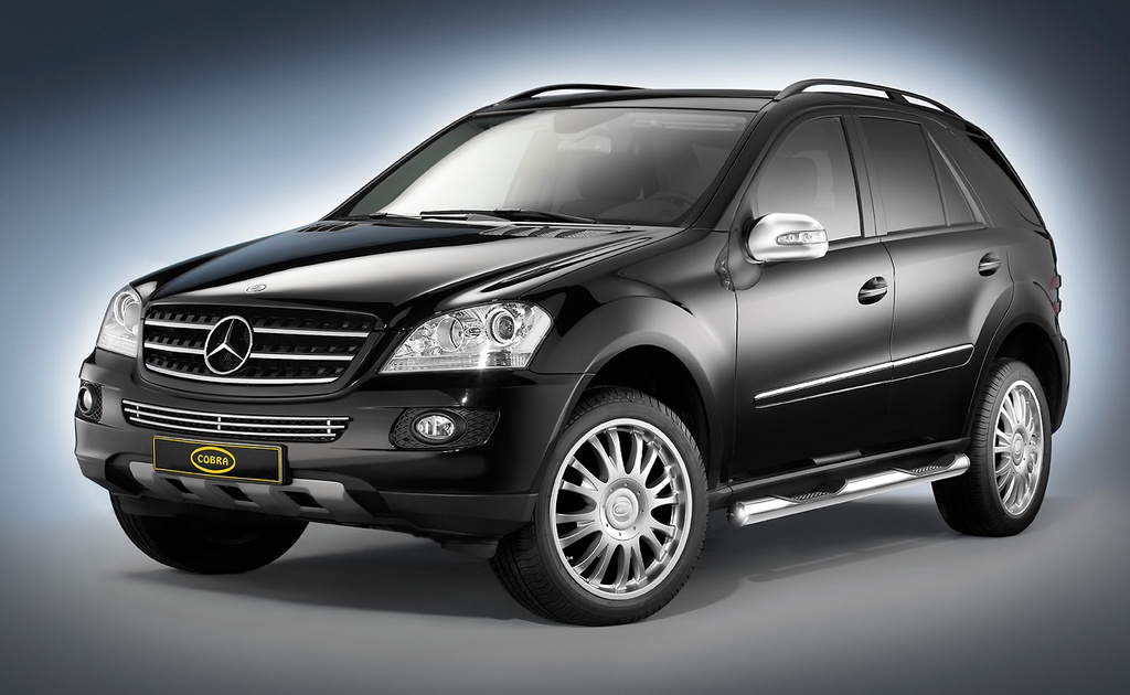 Mercedes ML 2001–2005: COBRA Chrome Mirror Covers