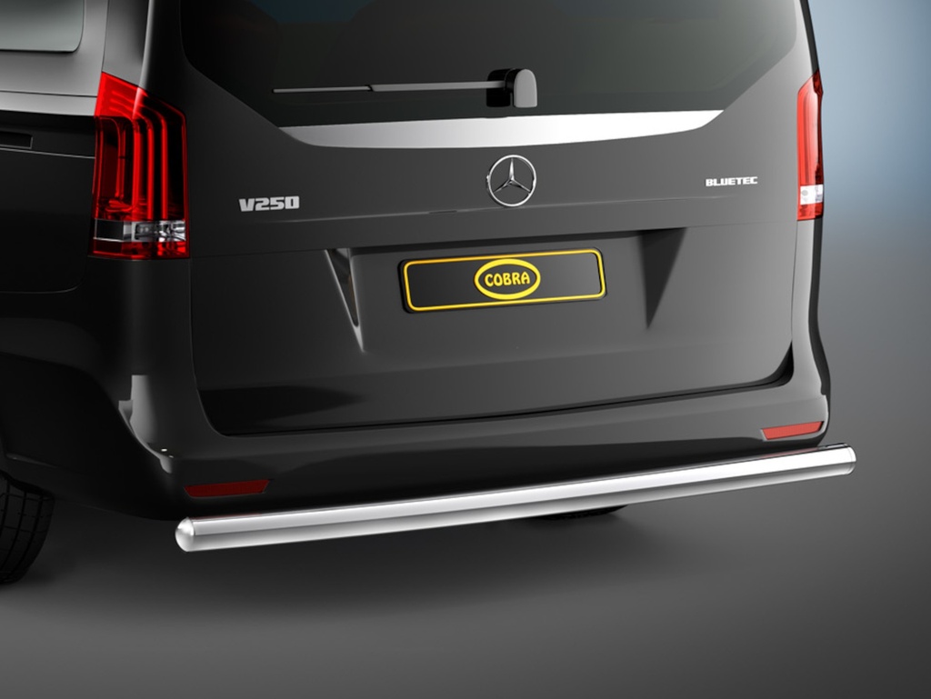 Mercedes V-Class & Vito (2014-): COBRA RearBar | mirror-chrome-plated