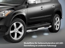 Nissan Infiniti EX Bj. 08-12: COBRA Seitenschutzrohre mit Beleuchtung
