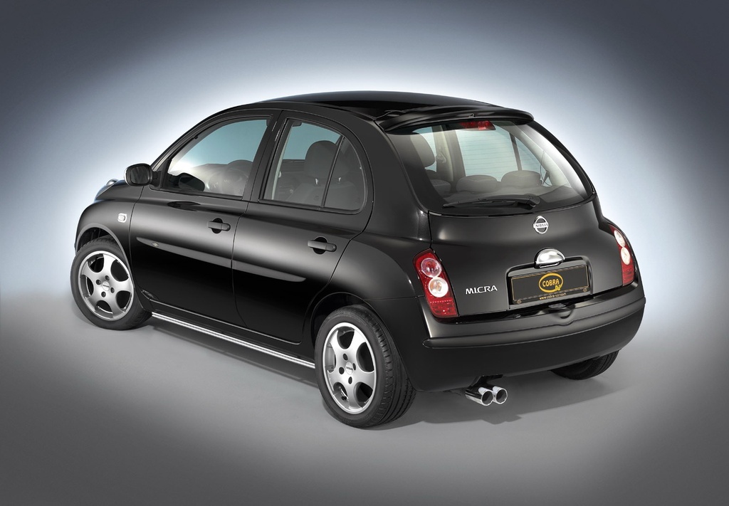 Nissan Micra K12 Bj. 05-11 - 1,2-1,6l Benziner: COBRA Endschalldämpfer