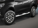 Nissan Navara 2016–2021 & Renault Alaskan 2017–2020 | Double Cab: COBRA Black Side Protection Bars with Steps