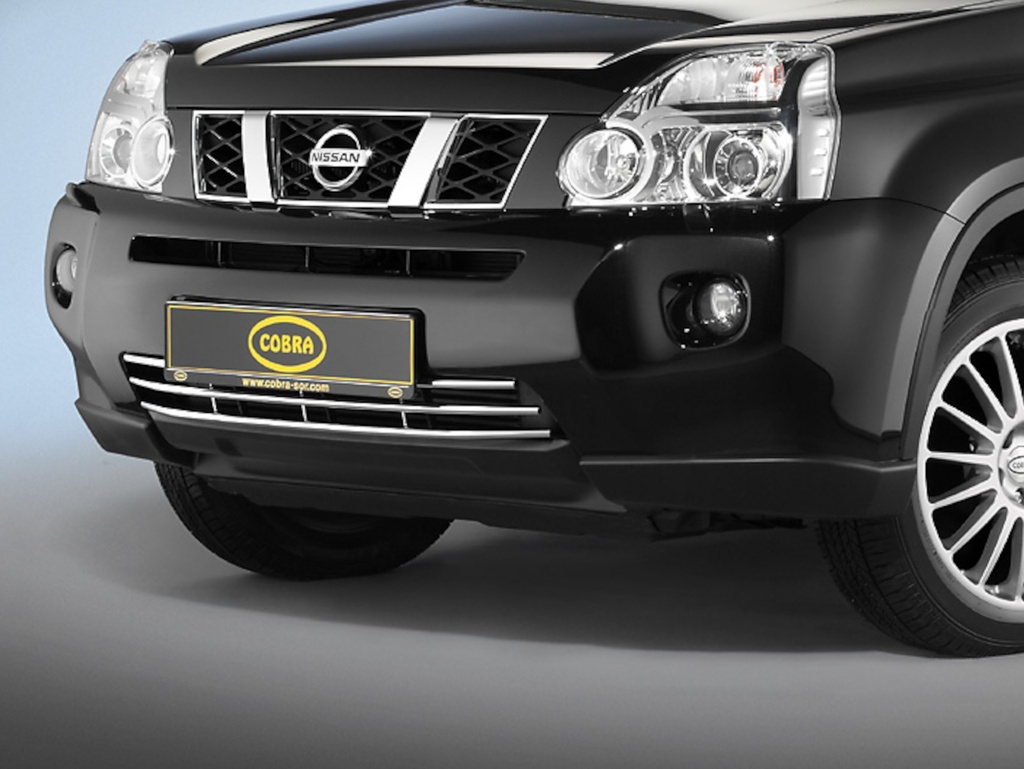 Nissan X-Trail T31 2007–2010: COBRA Chrome Bumper Grille