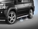 Nissan X-Trail (T30 / T31) Bj. 07-14: COBRA Chrom-Seitenschutzrohre