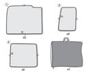 Nissan X-Trail (2001-2007): COBRA sun shades for side and rear windows