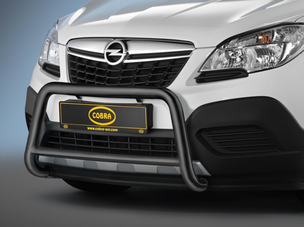 Opel Mokka 2012 - 2016 & Chevrolet Trax ab 2013: COBRA Frontschutzbügel - schwarz