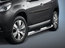Peugeot 2008 ab Bj. '13: COBRA Seitenschutzrohre schwarz