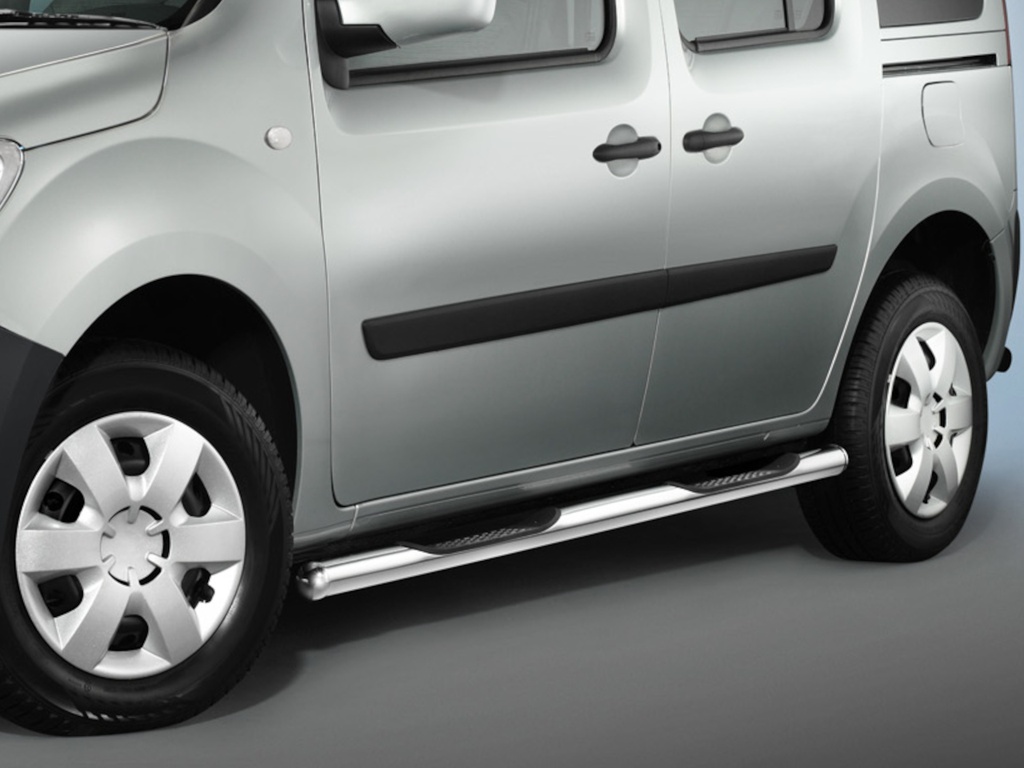 Renault Kangoo since 2008 & Mercedes Citan | medium wheelbase: COBRA Side Protection Bars | with steps