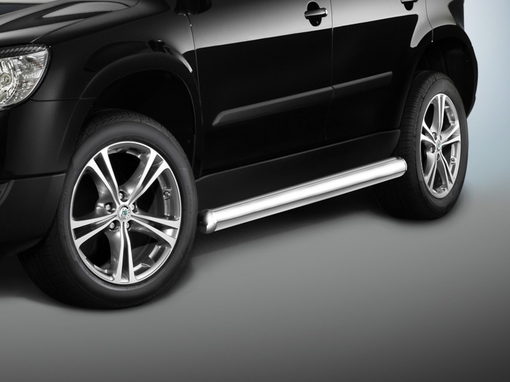 Skoda Yeti since 2009: COBRA Side Protection Bars | without steps