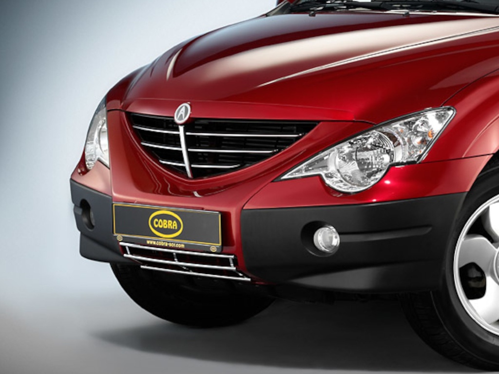 Ssangyong Actyon 06-11, Sports Bj. 07-12: COBRA Chrom-Stoßstangengrill