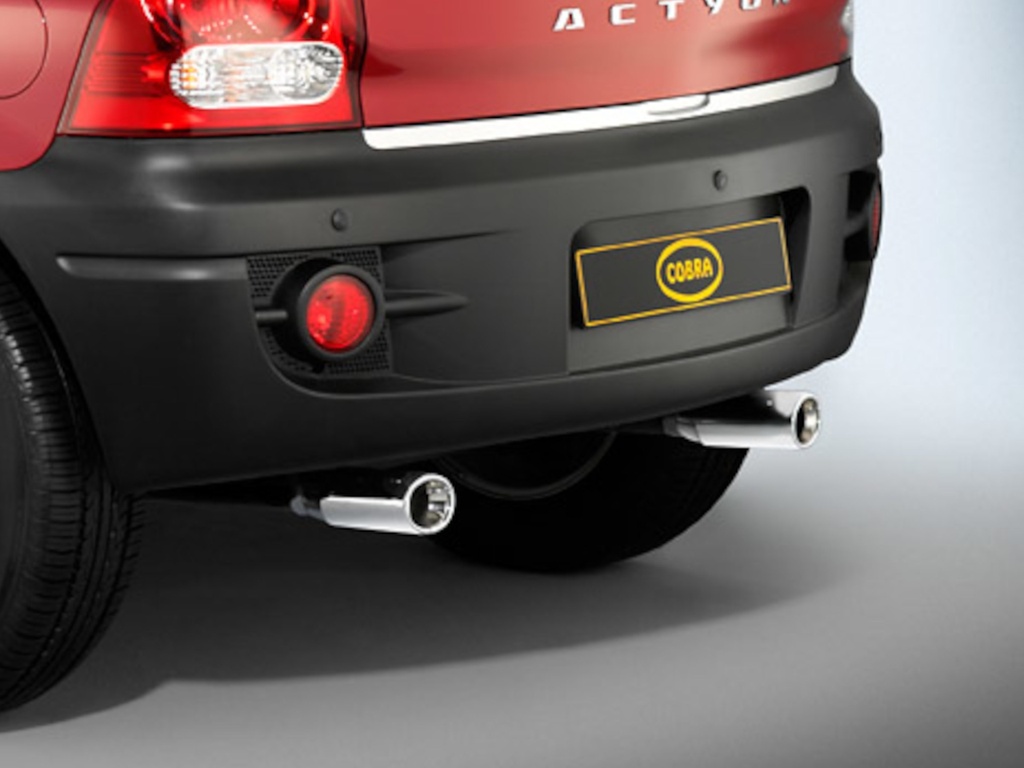 SsangYong Actyon 2006–2012 | 2.0L Diesel: COBRA Twin Exhaust Tailpipes