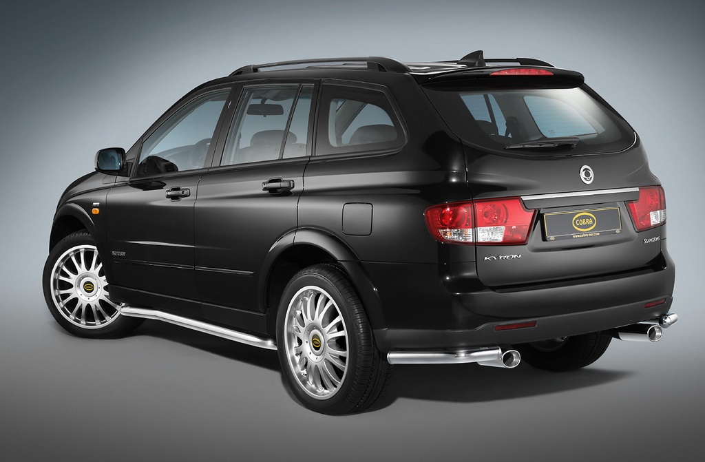 Ssangyong Kyron Bj. '05-'14: COBRA Ecken-Heckschutzbügel