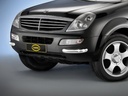 Ssangyong Rexton Bj. 04-06: COBRA CityProtecion Stoßstangenrohrecken vorne