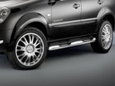 SsangYong Rexton 2013–2017: COBRA Chrome Side Protection Bars with Steps