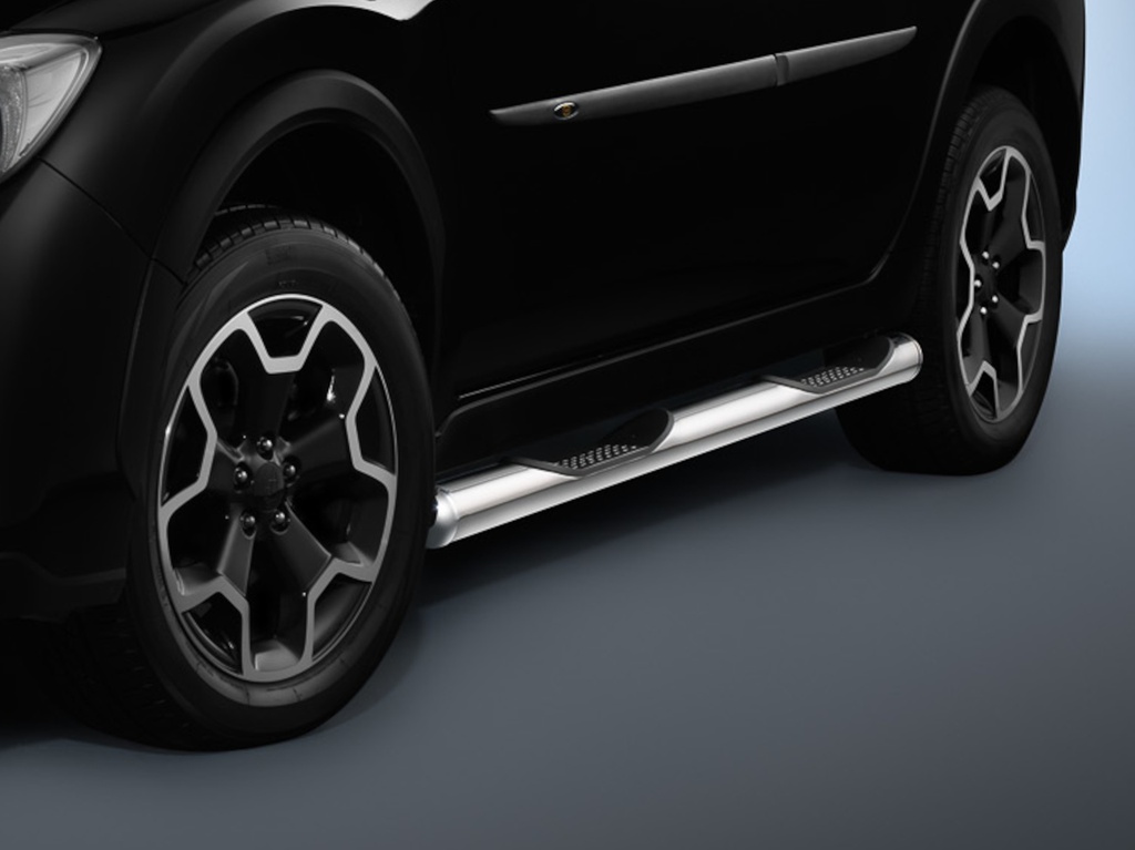 Subaru XV since 2012: COBRA Side Protection Bars | with steps