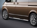 VW T5 (2003-2015) & VW T6 (2015-2019) | long wheelbase: COBRA Side Protection Bars | with steps