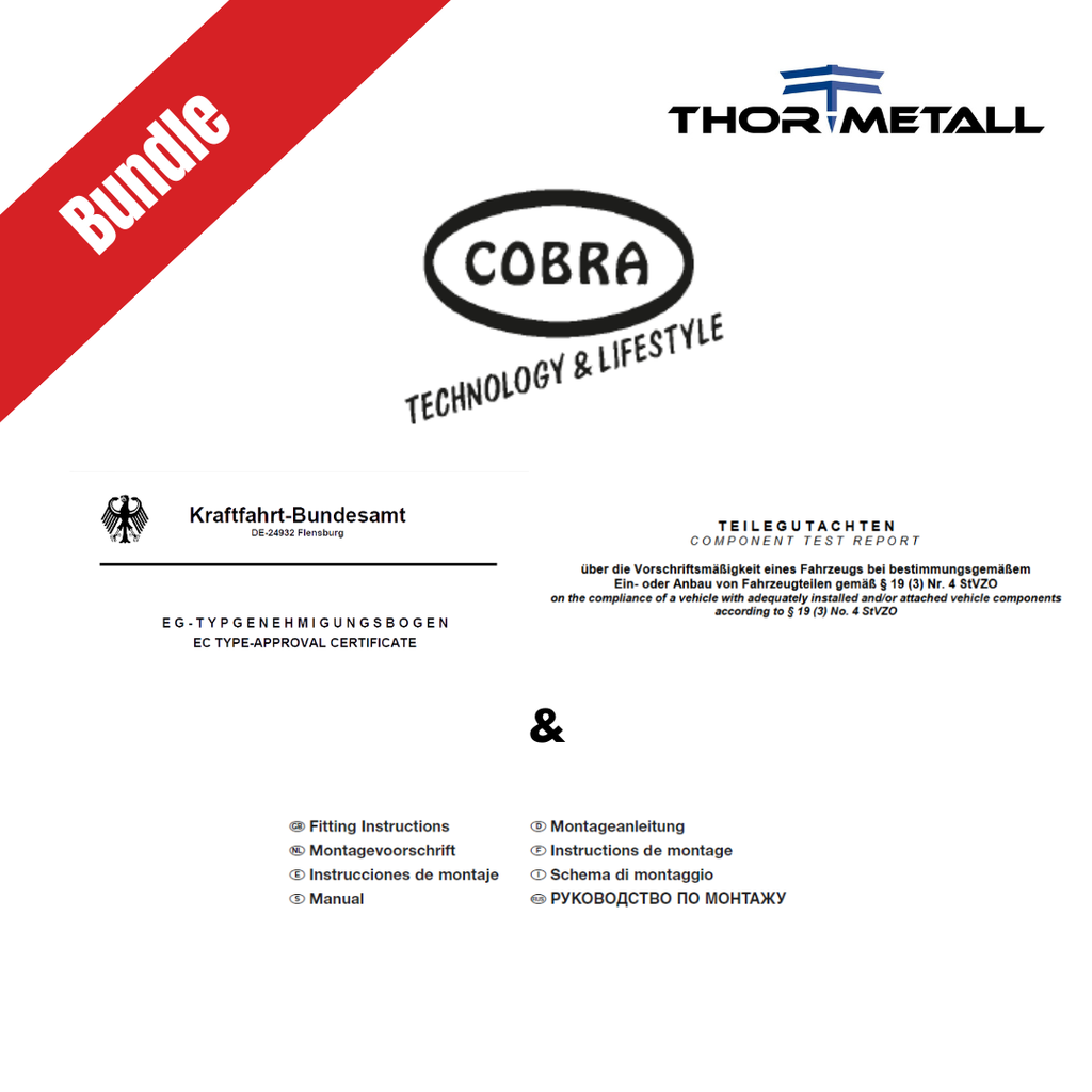 Bundle: Certification & Assembly Instructions for COBRA Products