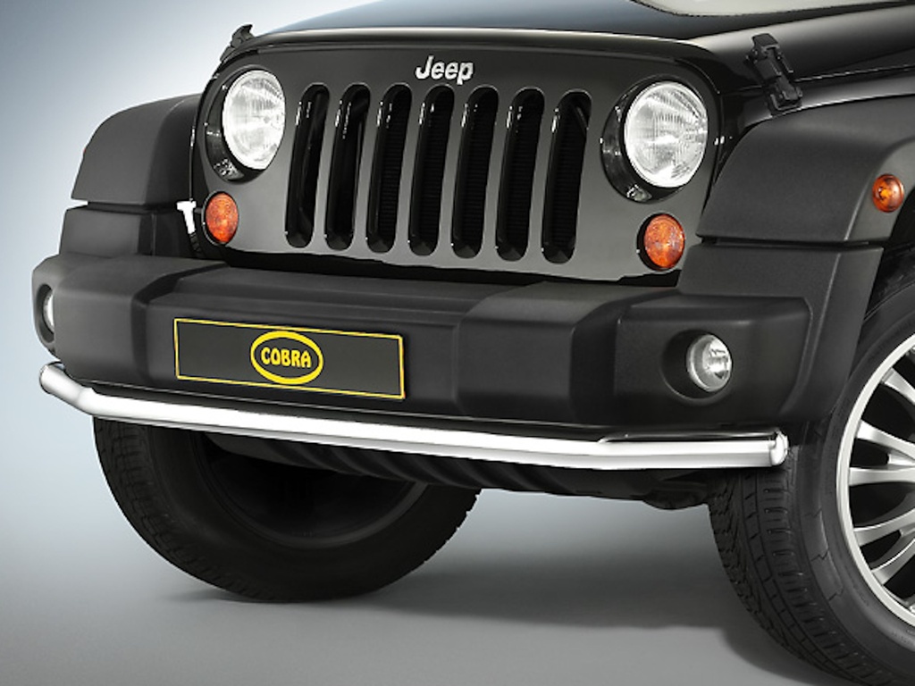 [CHR1163] Jeep Wrangler Bj. 07-18: COBRA CityGuard / Chrom-Frontschutzrohr