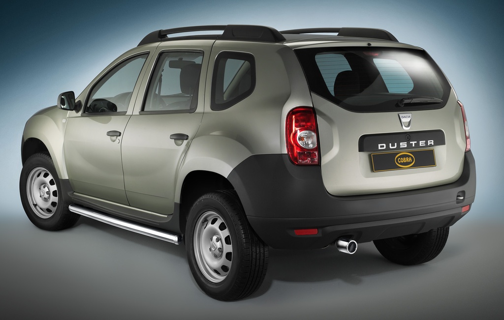 [DAC1039] Dacia Duster 2010–2018: COBRA Chrome Exhaust Trim