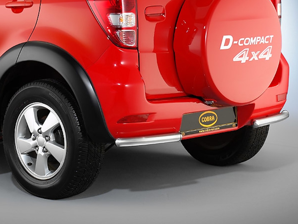 [DAI1283] Daihatsu Terios 2006–2009: COBRA Chrome Rear Corner Bars
