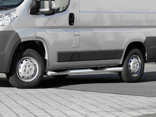 [FIAT1085] Fiat Ducato (2006-2014) | long wheelbase: COBRA Side Protection Bars | with steps