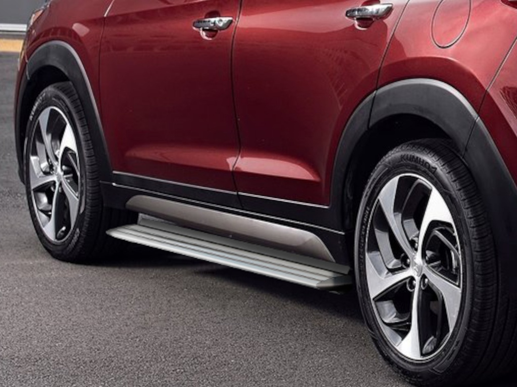 [HYU1428] OE Hyundai Tucson Bj. 15-20: COBRA Trittbretter
