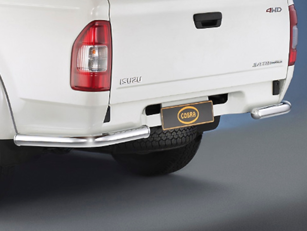 [ISU1017] Isuzu D-Max 2003–2012: COBRA Chrome Rear Corner Bars