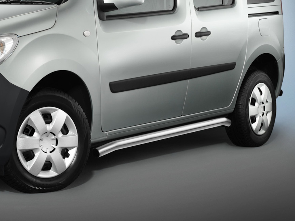 [REN1259] Mercedes Citan & Renault Kangoo from 2012 | Long Wheelbase: COBRA Satin-Brushed Side Protection Bars