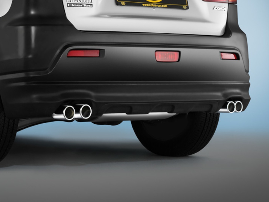 [MIT1421] COBRA Endschalldämpfer für Mitsubishi ASX Bj. 12-16, Citroen C4, 1,8L Diesel