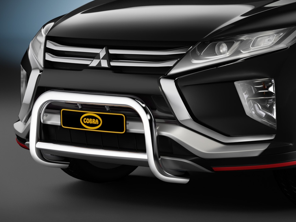 [MIT1481EC] Mitsubishi Eclipse Cross 2018–2021: COBRA Chrome Front Protection Bar