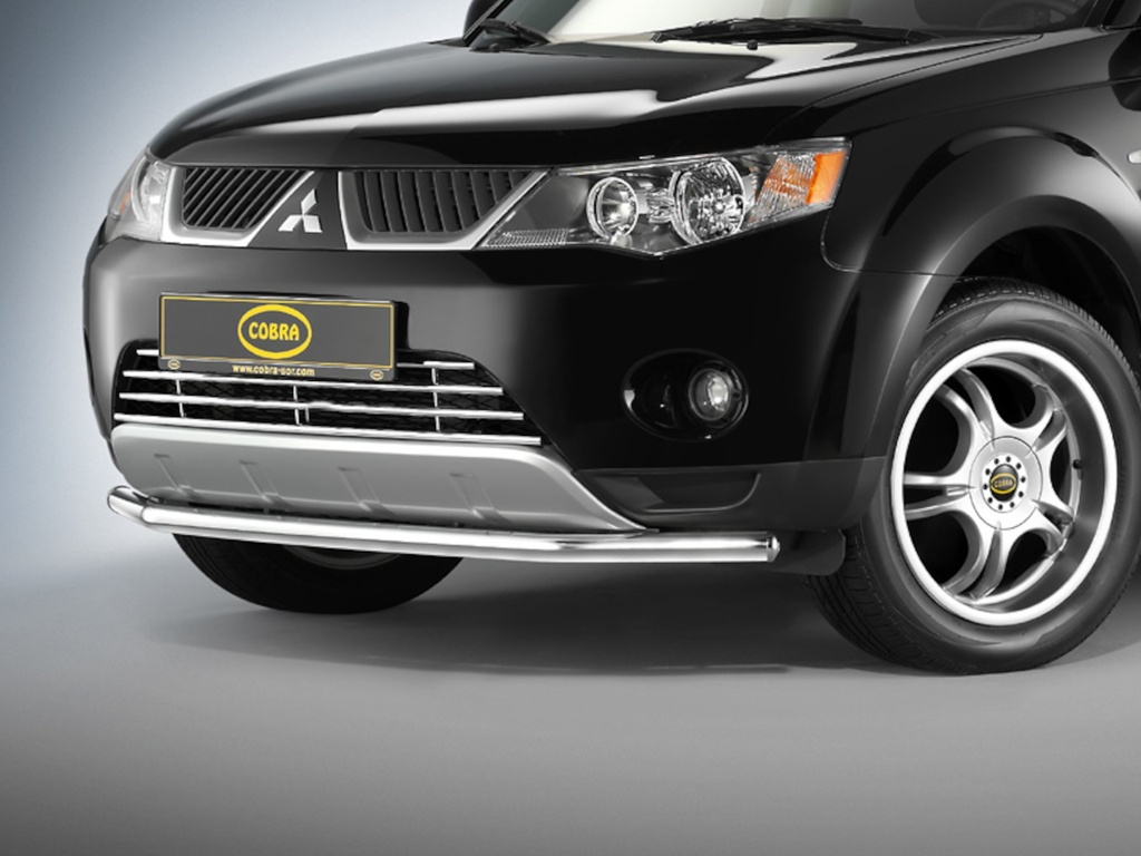 [MIT1275] Mitsubishi Outlander 2007–2010: COBRA Chrome Bumper Grille