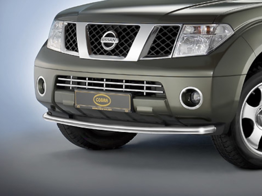 [NIS1793] Nissan Pathfinder & Navara 2008–2015: COBRA CityGuard / Chrome Front Bar