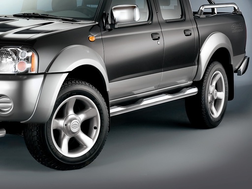 [NIS1493] Nissan PickUp since 2002 | King cab: COBRA Side Protection Bars | with steps