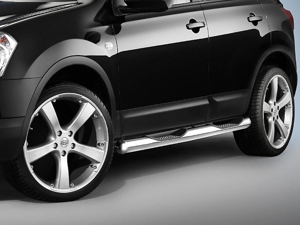 [NIS1347] Nissan Qashqai Bj. 07-17: COBRA Seitenschutzrohre mit Trittstufen