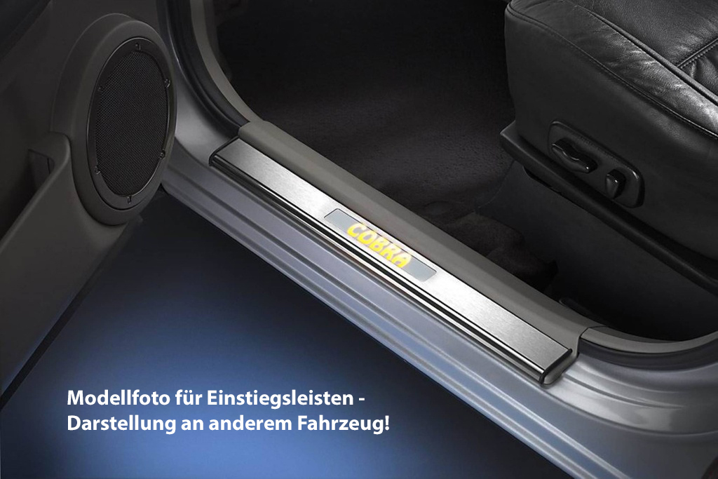 [NIS1611] Nissan X-Trail T30 2003–2007: COBRA Illuminated Door Sill Plates | Blue LED