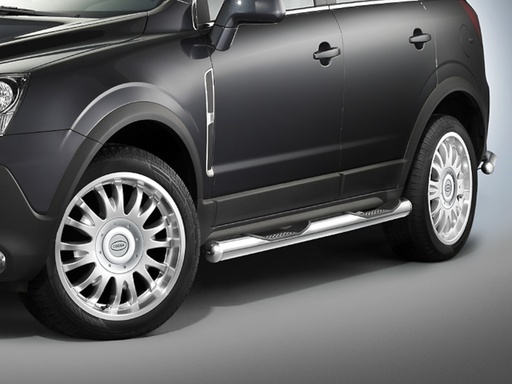 [OPEL1089] Opel Antara Bj. '07-: COBRA Seitenschutzrohre | mit Trittstufen