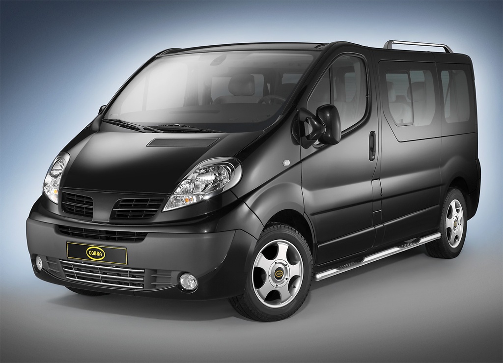 [REN1095] Renault Trafic, Opel Vivaro, Nissan Primastar bouwjaar06-14: COBRA verchroomde bumpergrille